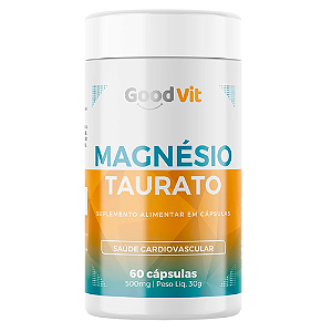Magnésio Taurato 500 mg c/ 60 Cápsulas