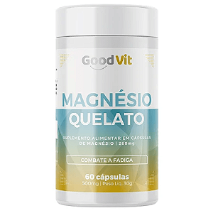 Magnésio Quelato 500 mg c/ 60 Cápsulas