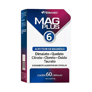 Mag 6 Plus c/ 60 Cápsulas