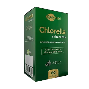 Chlorella + Vitaminas c/ 60 Cápsulas