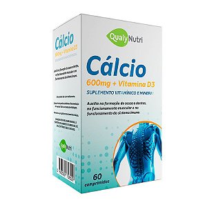 Cálcio 600 MG + Vitamina D3 200UI C/ 60 Comprimidos
