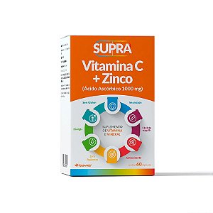 Vitamina C + Zinco 1000mg C/ 60 Cápsulas