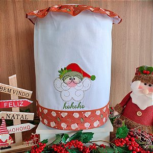 NATAL - CAPA PARA GALÃO 20 LITROS, NOEL ÓCULOS 92CM X 42CM.