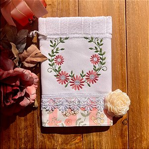 TOALHA DE LAVABO AVULSO BORDADO - MARIETA, 30CMX45CM