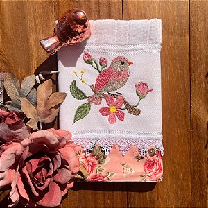 TOALHA DE LAVABO AVULSO BORDADO - CIBELE, 30CMX45CM