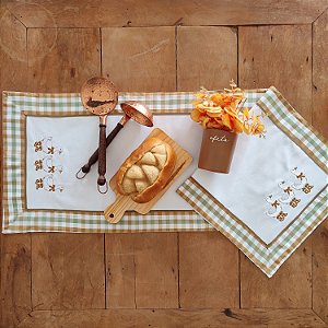 Caminho de Mesa Especial – Pato Country, 1.10cm x 40cm.