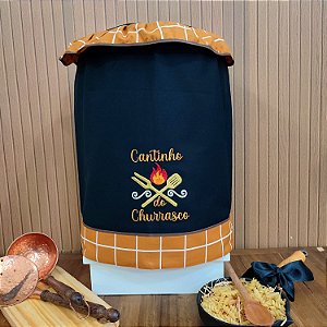 CAPA GALÃO 20 LITROS PRETO – CANTINHO, 92cm x 42cm.