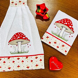 BATE MÃO – COGUMELO, 44cm x 26cm.