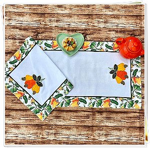 Caminho de Mesa Especial – CAJU, 1.10 X 40CM.
