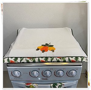 Capa De Fogão 4 Bocas – CAJU, 57cm X 57cm.