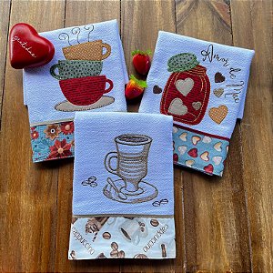 KIT 3 PANO DE PRATO – POTE , 65cm x 44cm.