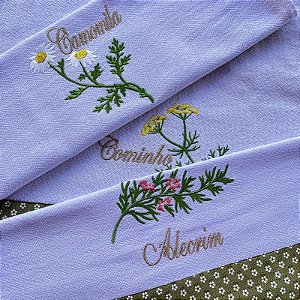 KIT 3 PANO DE PRATO – TEMPEROS, 65cm x 44cm.