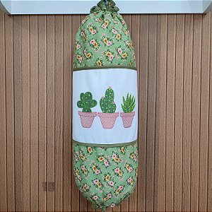 PUXA SACO - SUCULENTA, 49CM X 49CM.