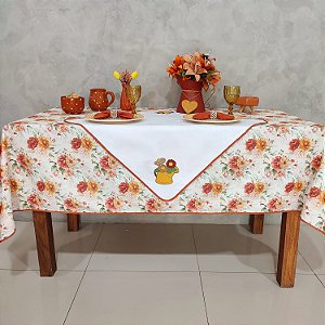 Toalha de Mesa Para 6 Cadeiras – Regador, 2,00m x 1,40cm.