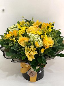 Arranjo Mix Flores Amarelo