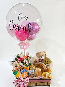 Bandeja de café Carinho com Balão