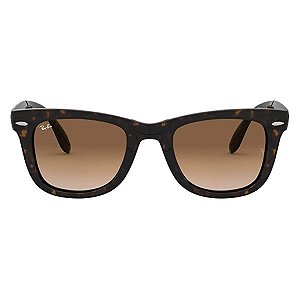 Óculos de Sol Ray-Ban RB4105 Wayfarer Dobrável marrom fosco/marrom