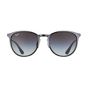 DUPLICADO - Óculos de Sol Ray-Ban RB3539 Erika Metal prata / preto Polarizado