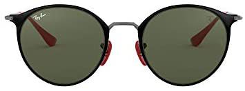 Óculos de Sol Ray-Ban RB3602 Round Ferrari preto