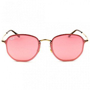 Óculos de Sol Ray-Ban RB3579 Blaze Hexagonal rosa