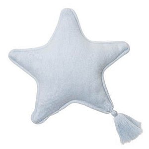 ALMOFADA BRILHA ESTRELINHA 25 X 25 CM LORENA CANALS AZUL SOFT