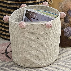 CESTA 30 X 30 X 30 CM LORENA CANALS NATURAL NUDE