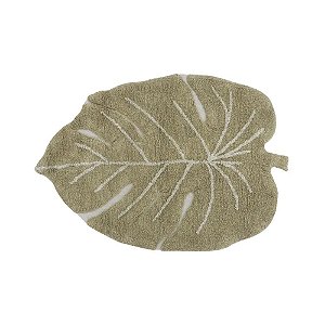 TAPETE INFANTIL 75 X 100 CM LORENA CANALS MINI MONSTERA OLIVE