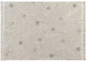 Tapete lavável Hippy Dots Natural – Olive