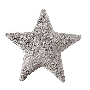 Almofada Lorena Canals Estrela Cinza 50 x 50 cm