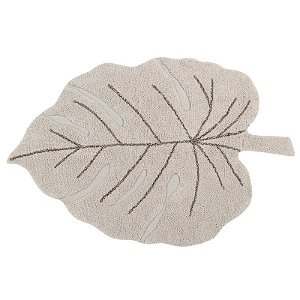 Tapete Infantil Lorena Canals Monstera Natural 120 x 180 cm