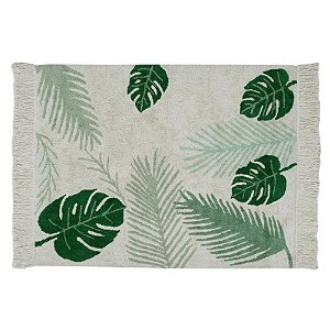 TAPETE LORENA CANALS TROPICAL VERDE 140 X 200 CM