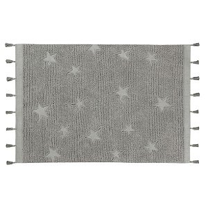 Tapete Lorena Canals Estrelas Hippy Cinza 120 x 175 cm