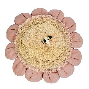 Almofada de chao Pink Daisy  70 cm
