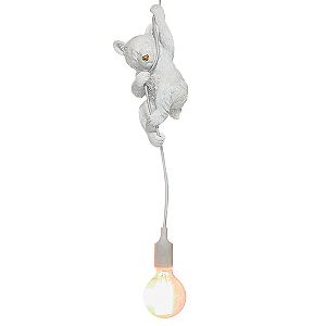LUMINARIA DE TETO URSO BRANCO-EN