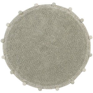 Tapete Infantil 1,20 de Diâmetro Lorena Canals Bubbly Olive-Natural