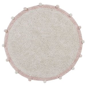 TAPETE INFANTIL 1,20 DE DIÂMETRO LORENA CANALS BUBBLY NATUTAL VINTAGE NUDE