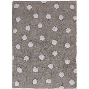 Tapete Infantil 1,20 X 1,60 Lorena Canals  Topos Cinza