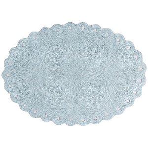 Tapete Infantil 1,30 x 1,80 Lorena Canals Picone Azul Perolado