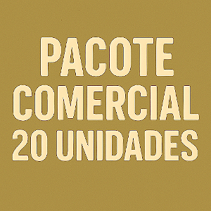 Pacote Comercial  20 unidades 320 GR