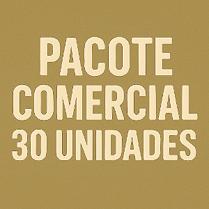 Pacote comercial  320 gramas   30 unidades