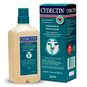 Cydectin - Endectocida Moxidectina 1% Injetável 500 mL - Zoetis