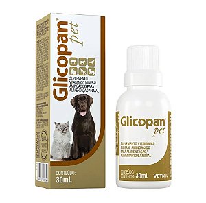 Glicopan Pet 30 ml Vetnil - Suplemento Vitaminico