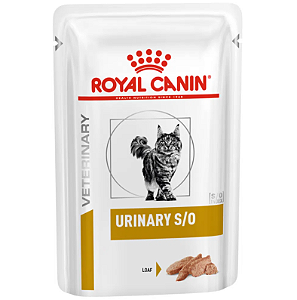 Ração Royal Canin Sachê Feline Veterinary Diet Urinary S/O para Gatos - 85 g