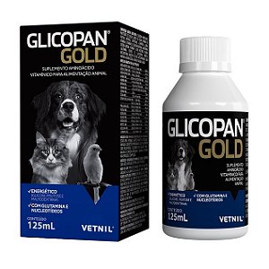 Glicopan Gold 125 ml Vetnil - Suplemento Vitaminico