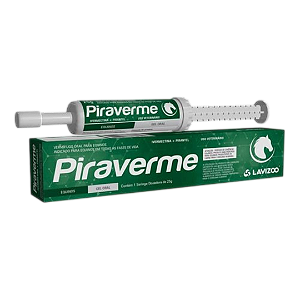 Piraverme Gel Lavizoo 25g Vermífugo Oral Para Equinos
