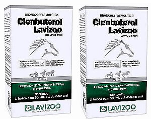 Clenbuterol Lavizoo 500 ml — Kit 2 Unidades | Clembuterol
