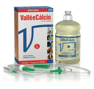ValléeCálcio 500 mL - Suplemento Mineral Injetável