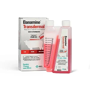 Banamine Transdermal Anti-inflamatório para Bovinos 250 mL