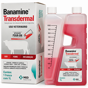 Banamine Transdermal Anti-inflamatório para Bovinos 1 L