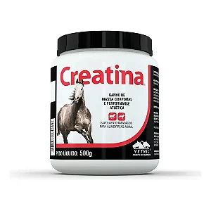 Creatina Vetnil 500 g - Suplemento para Equinos